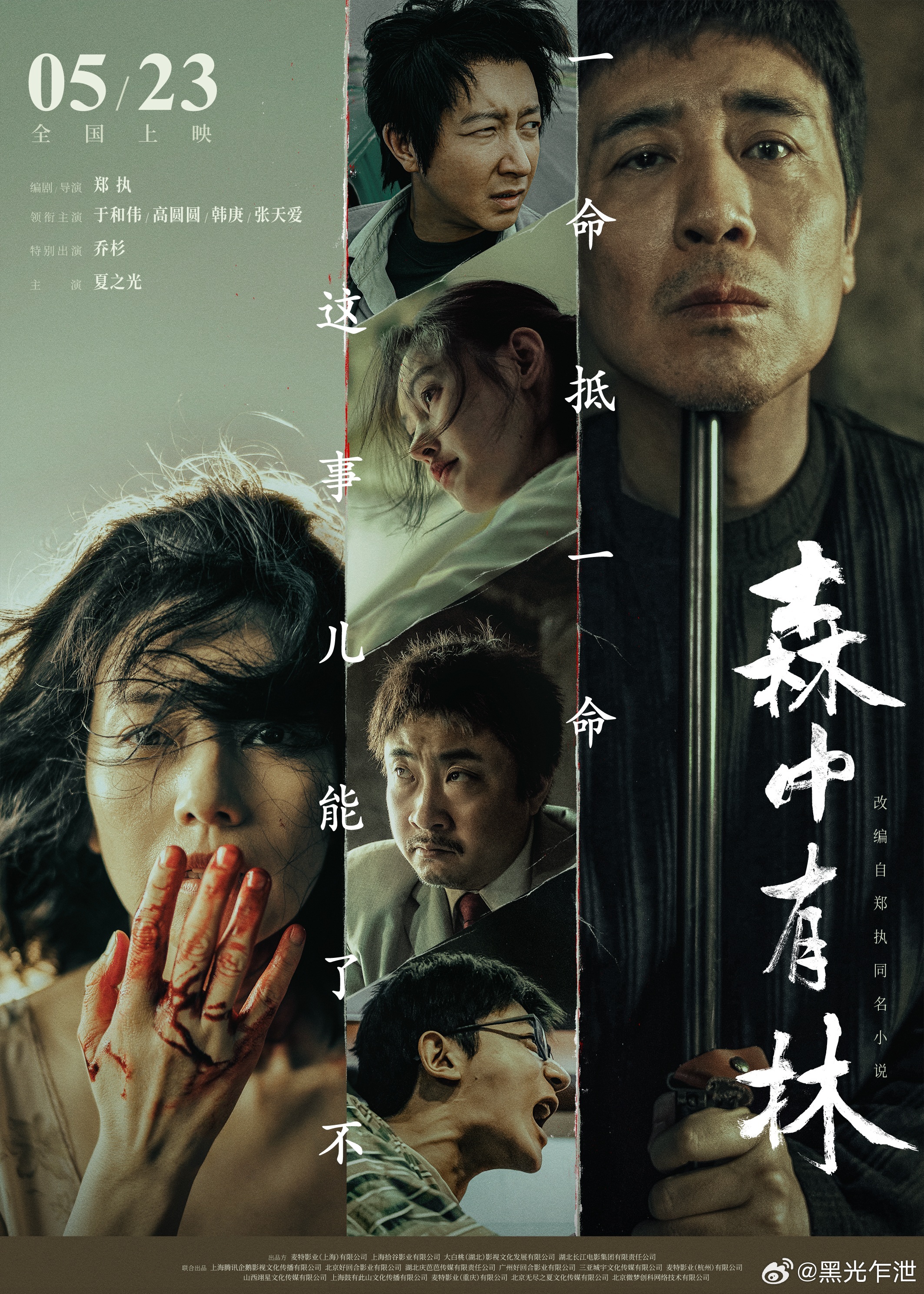 前来欣赏刚在北影节获得影帝的于和伟在《森中有林》里的表演，他为成片质感加分了太多