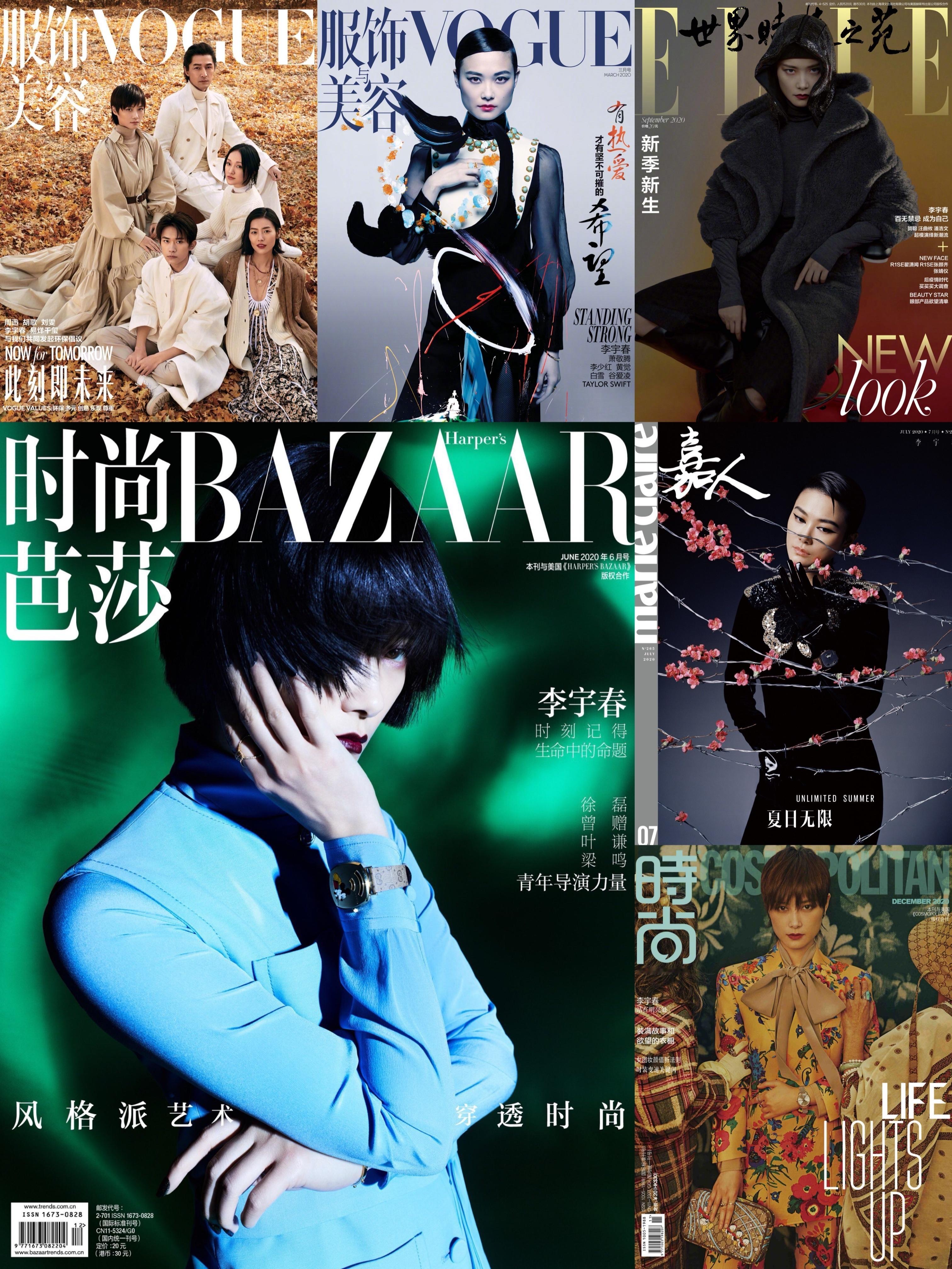 另外年内六本五大女刊也是历史最佳战绩 ，而能够达到这个数量成绩的目前也仅有李宇春