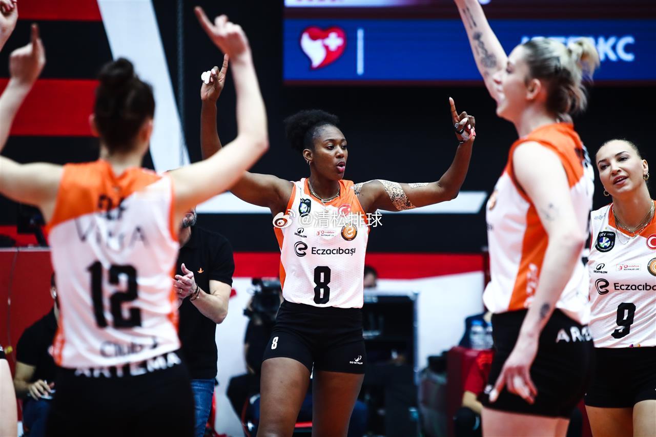 【技术统计】2025-2026欧洲女排冠军联赛C组第二轮希腊奥林匹亚科斯3-2土