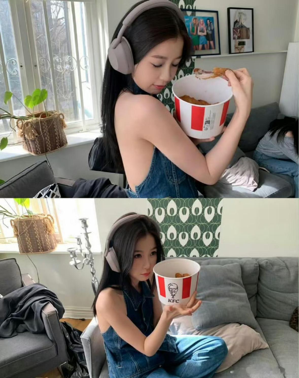 虞书欣好辣啊啊啊欣欣子这身千禧辣妹！穿搭可以给到夯！ 