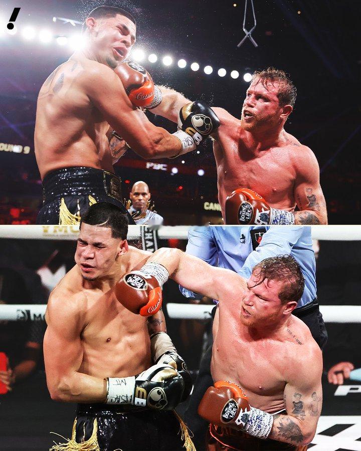 #拳坛速递#  卡内洛-阿尔瓦雷斯Canelo Alvarez以一致判定击败埃德