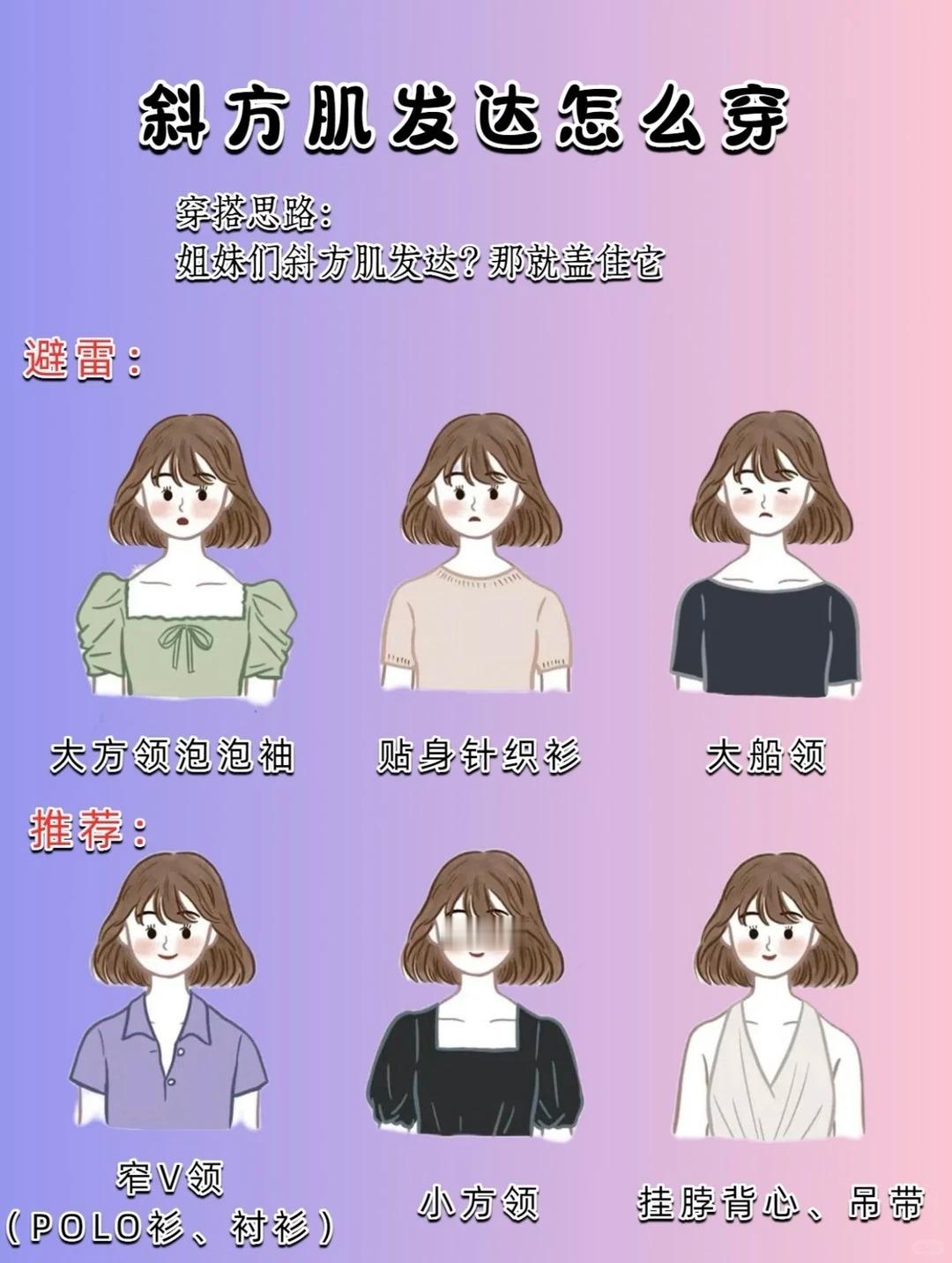 不同肩宽背厚选什么上衣~ 穿搭干货