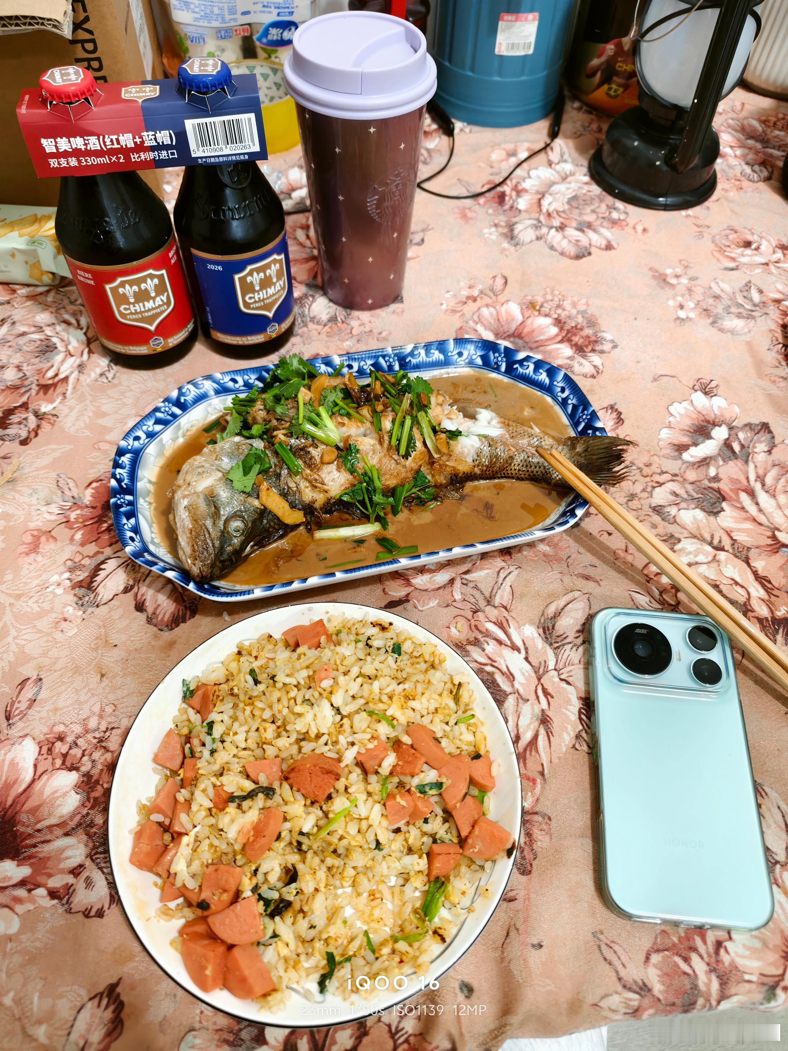 iqoo16 30分钟烧好的一顿饭，大家看着有食欲吗[思考]iqoo[超话] ​