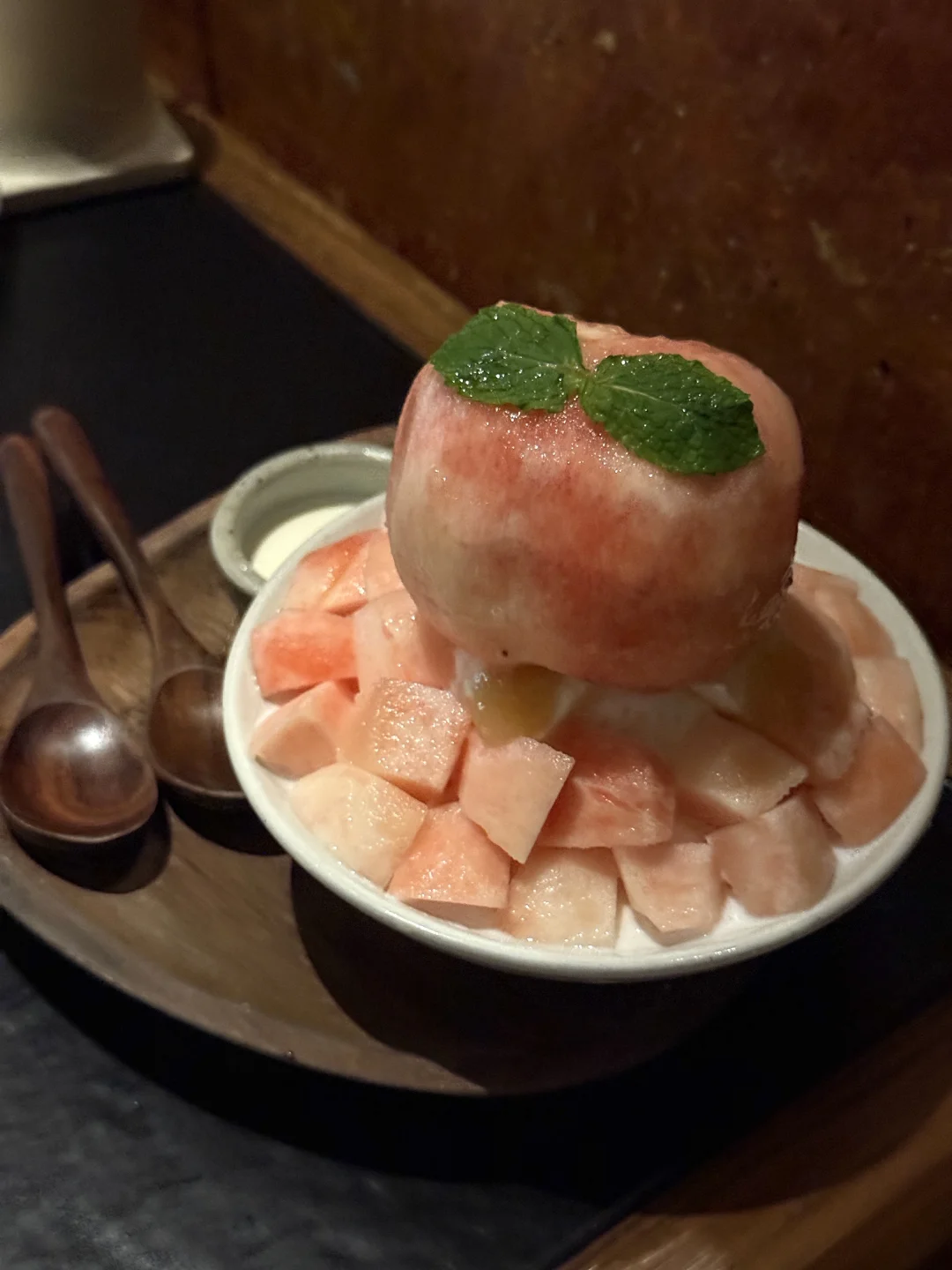 如果幸福是一碗水蜜桃雪冰🥹。。。