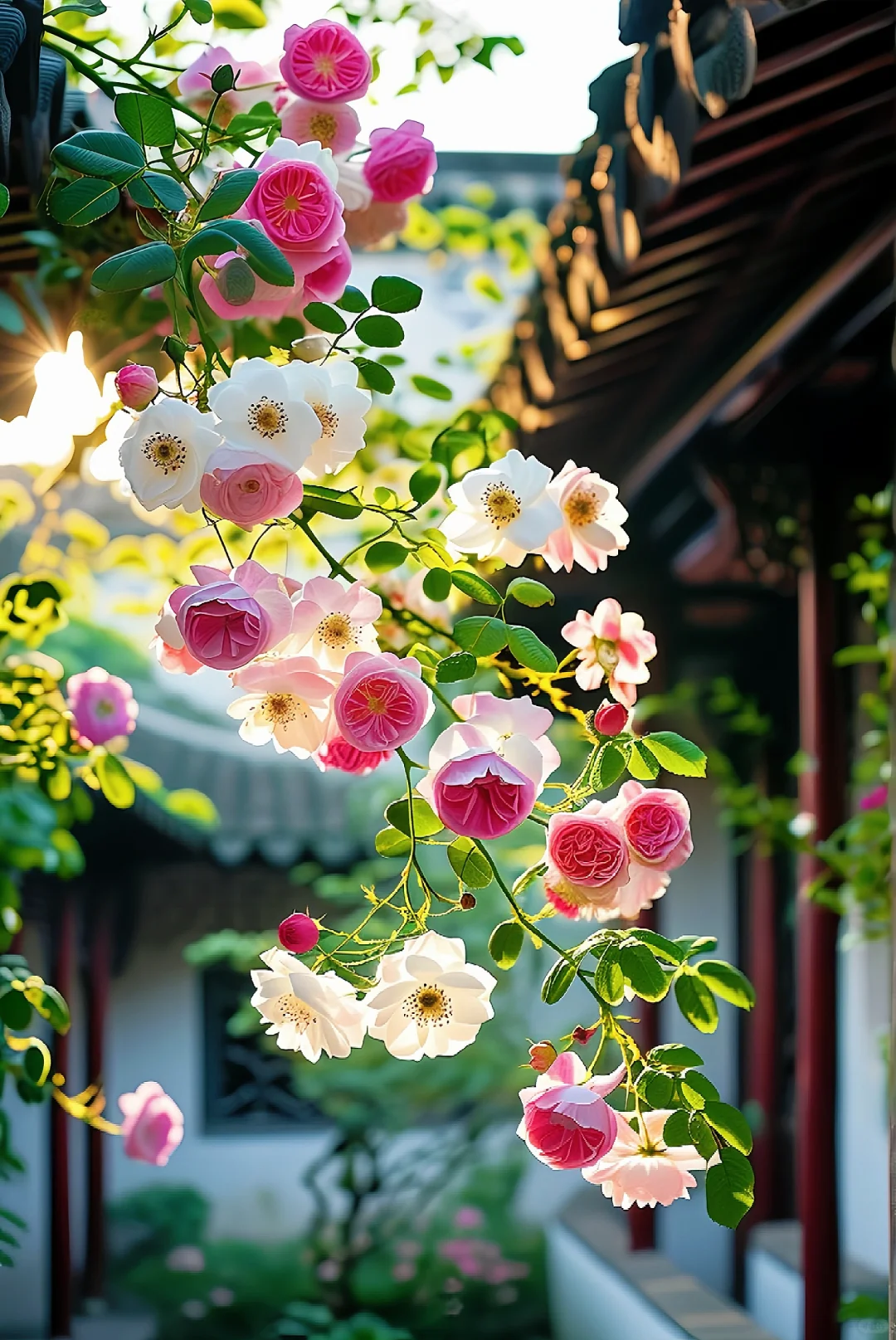开满鲜花的小院