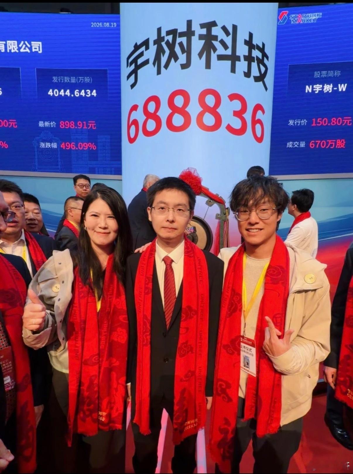 宇树科技上市日a股不看业绩，只看情绪人形机器人第一大股，杭州六小龙之一营收12亿