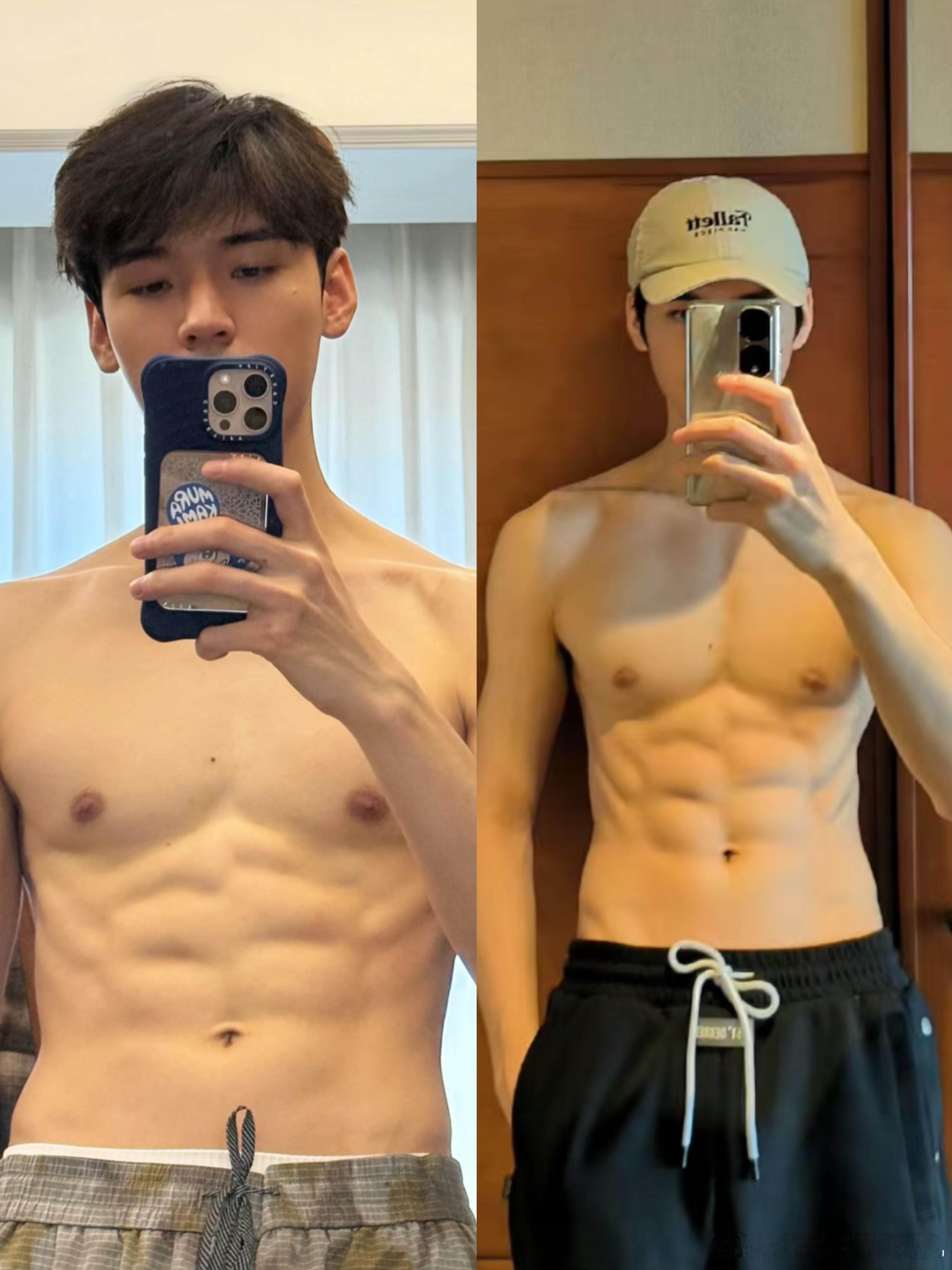 👀男明星腹肌照，对我眼睛很友好的程度了龚俊 王嘉尔 陈伟霆 刘宇 李昀锐 王鹤