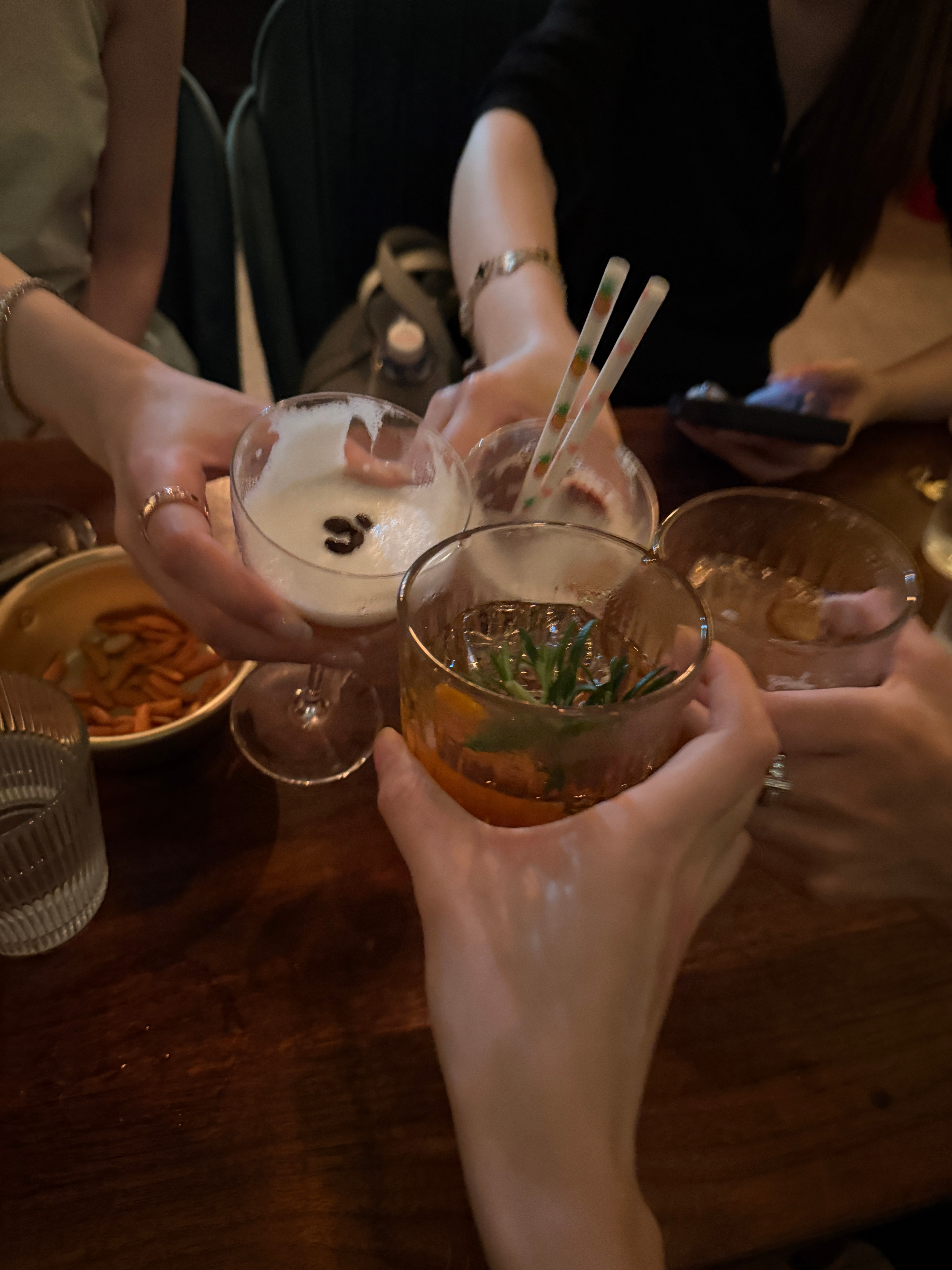 好久没酌 