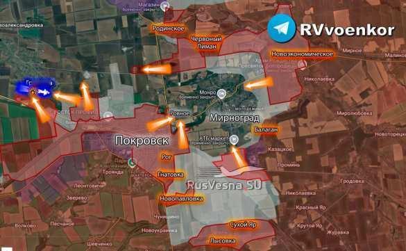 乌克兰武装部队在波克罗夫斯基圣火炉中的防御变得越来越“幽灵般”，米尔诺赫拉德被包