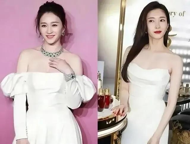 一直都是搞不清楚啊！

她们两个都因肤白貌美而出圈，只可惜好像还没有见过她俩同台