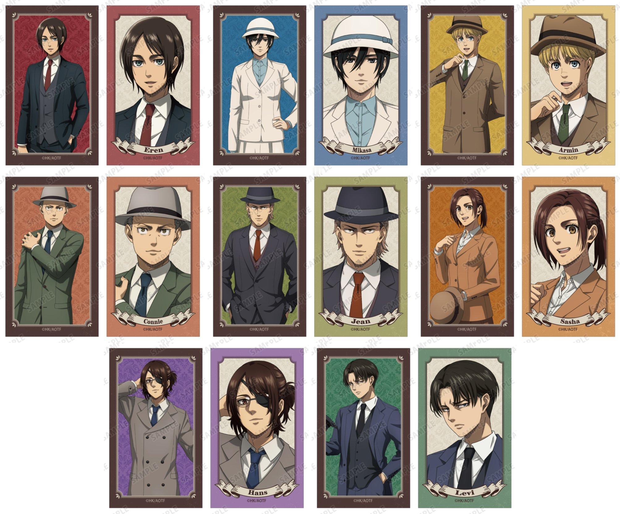 进击的巨人 TVアニメ『進撃の巨人』×AMNIBUS马莱潜入西装插图周边艾伦 三