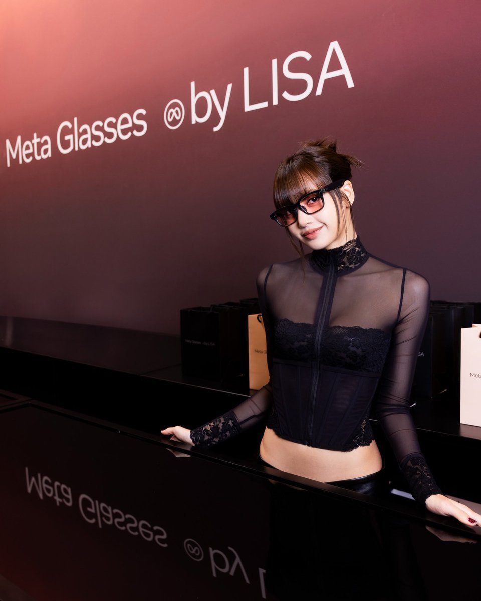 LISA x Meta Glasses高智感女神 ​​​