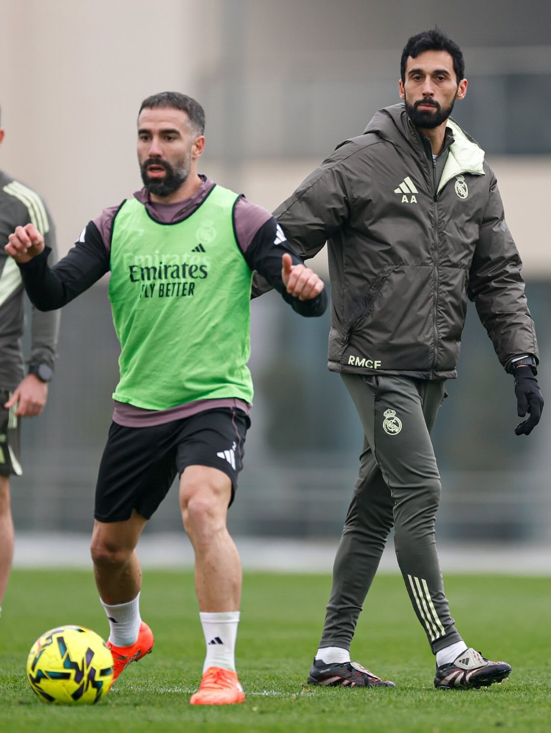 皇马今天的训练。足球