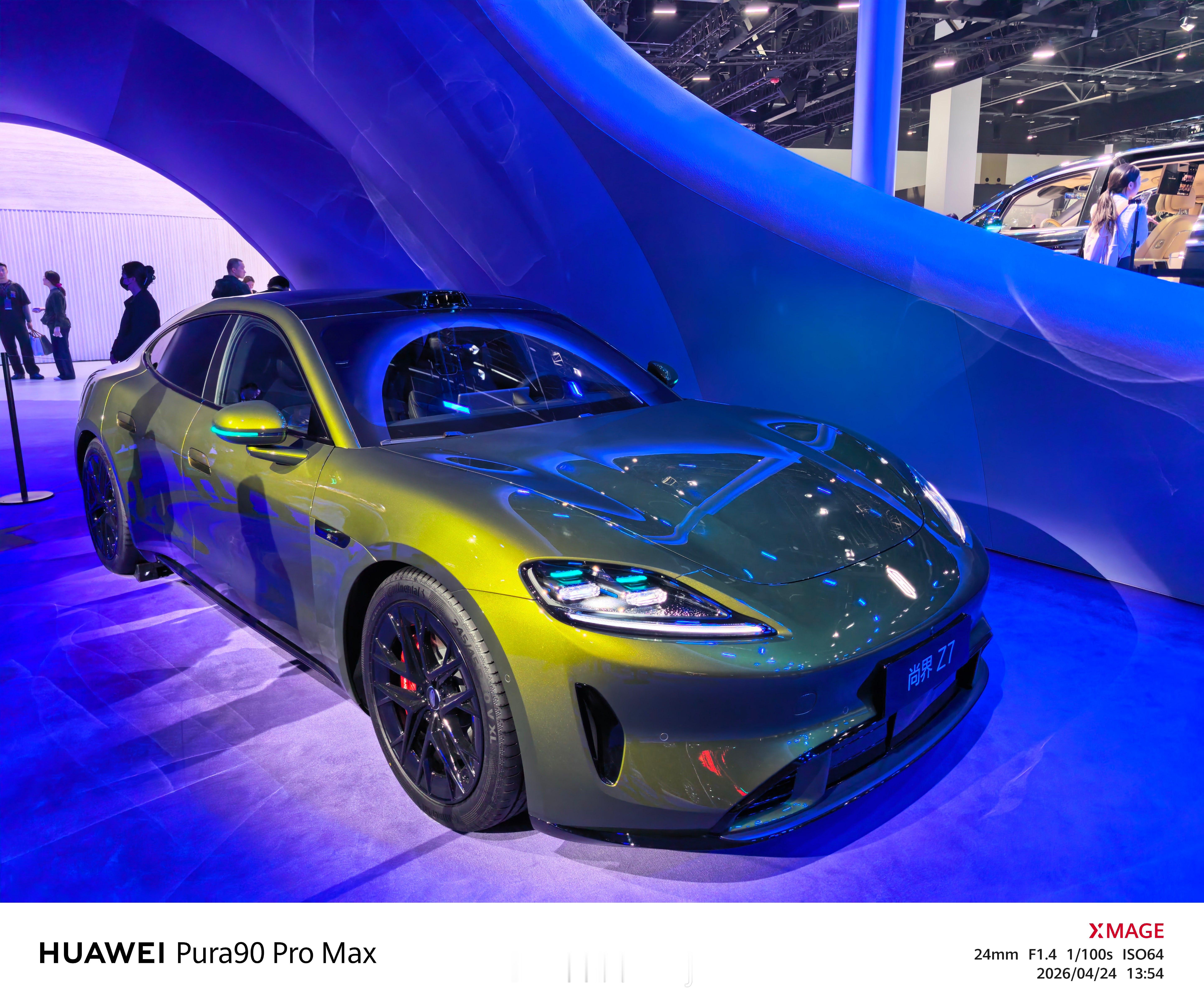 看完车展你更想买车了吗看之前我已经买好了，尚界Z7，车展逛完之后又坚定了我买它。