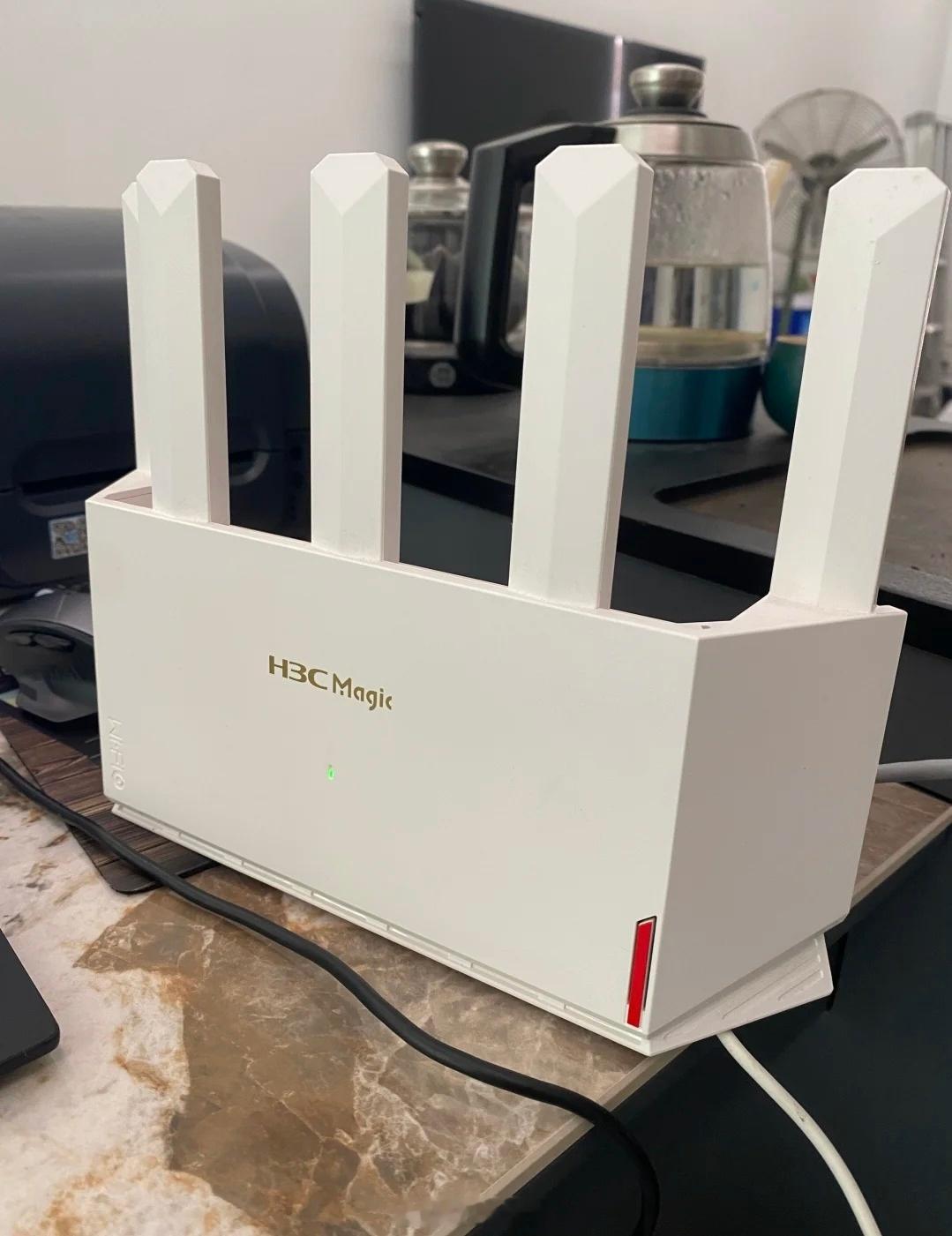 新华三 H3C NX30 Pro📶外观好看，作为立式路由的代表之一，NX30P