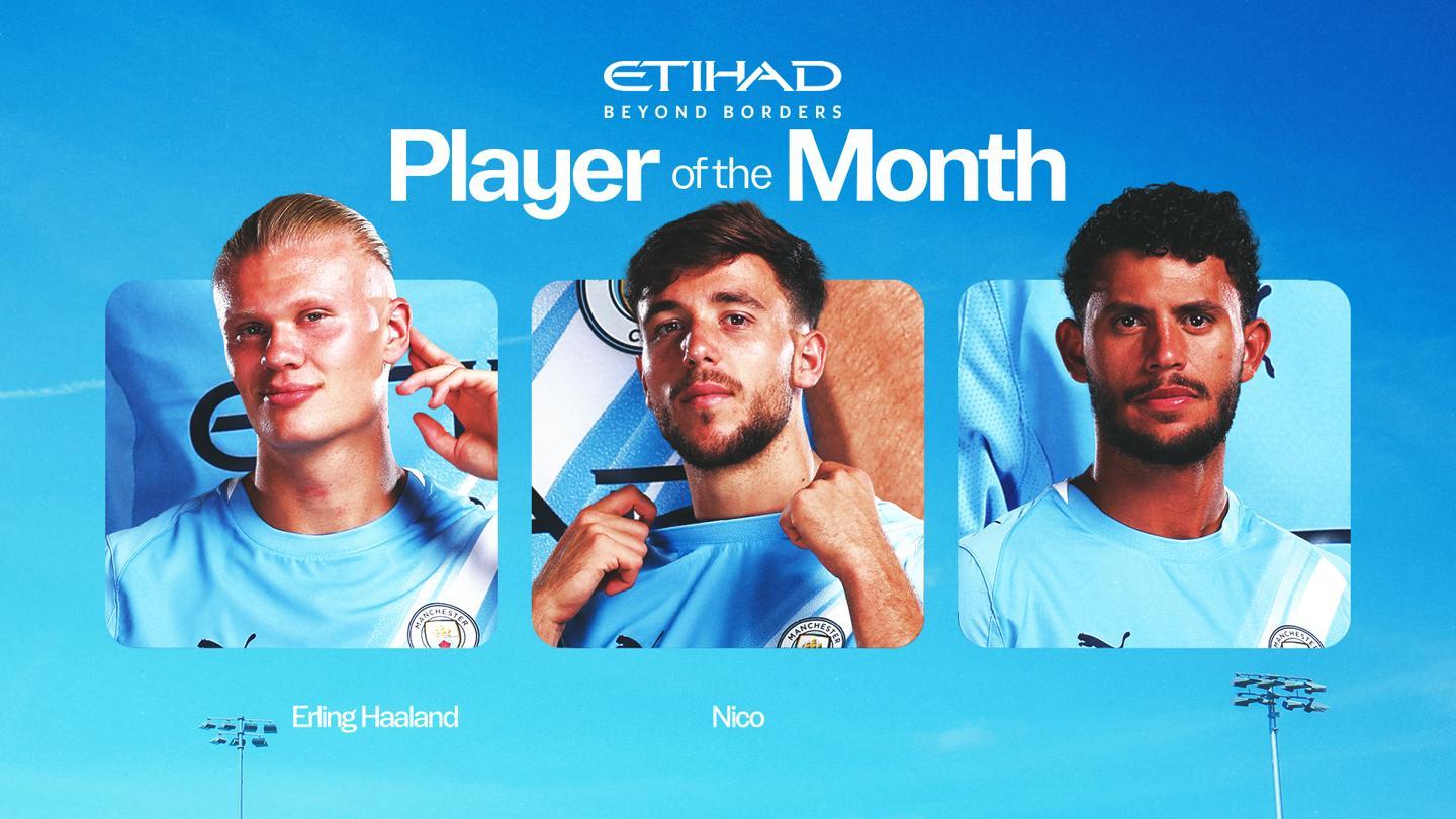十月最佳球员投票！哈兰德、冈萨雷斯、努内斯 ​​​