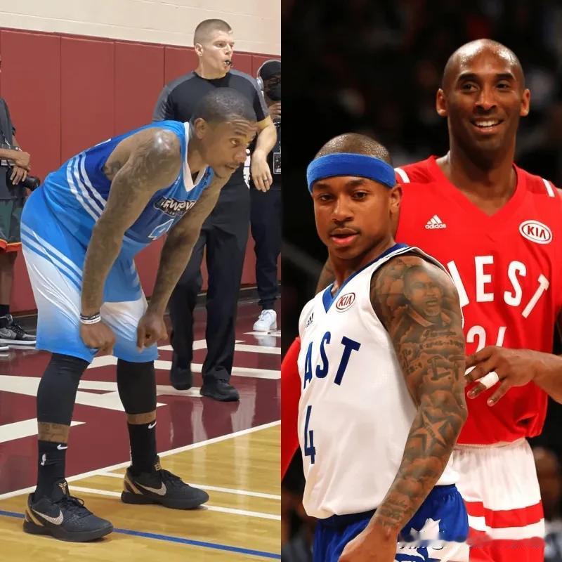 【🏀致敬传奇：小托马斯回忆科比的深夜指导💡】

前NBA球员以赛亚-托马斯在