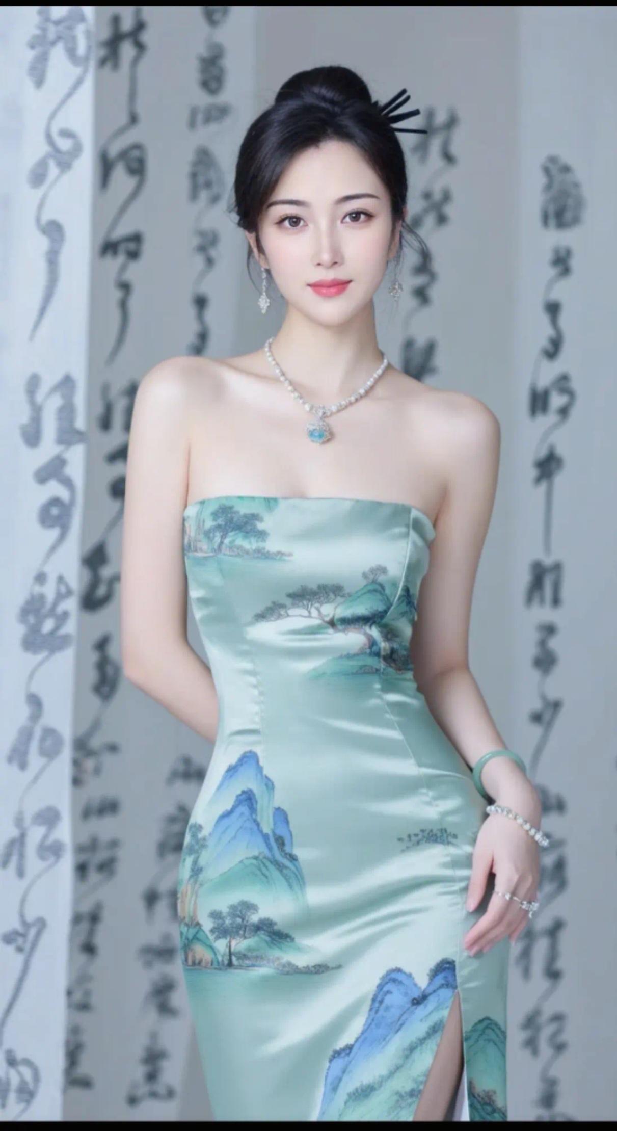 优雅美人，韵味十足！