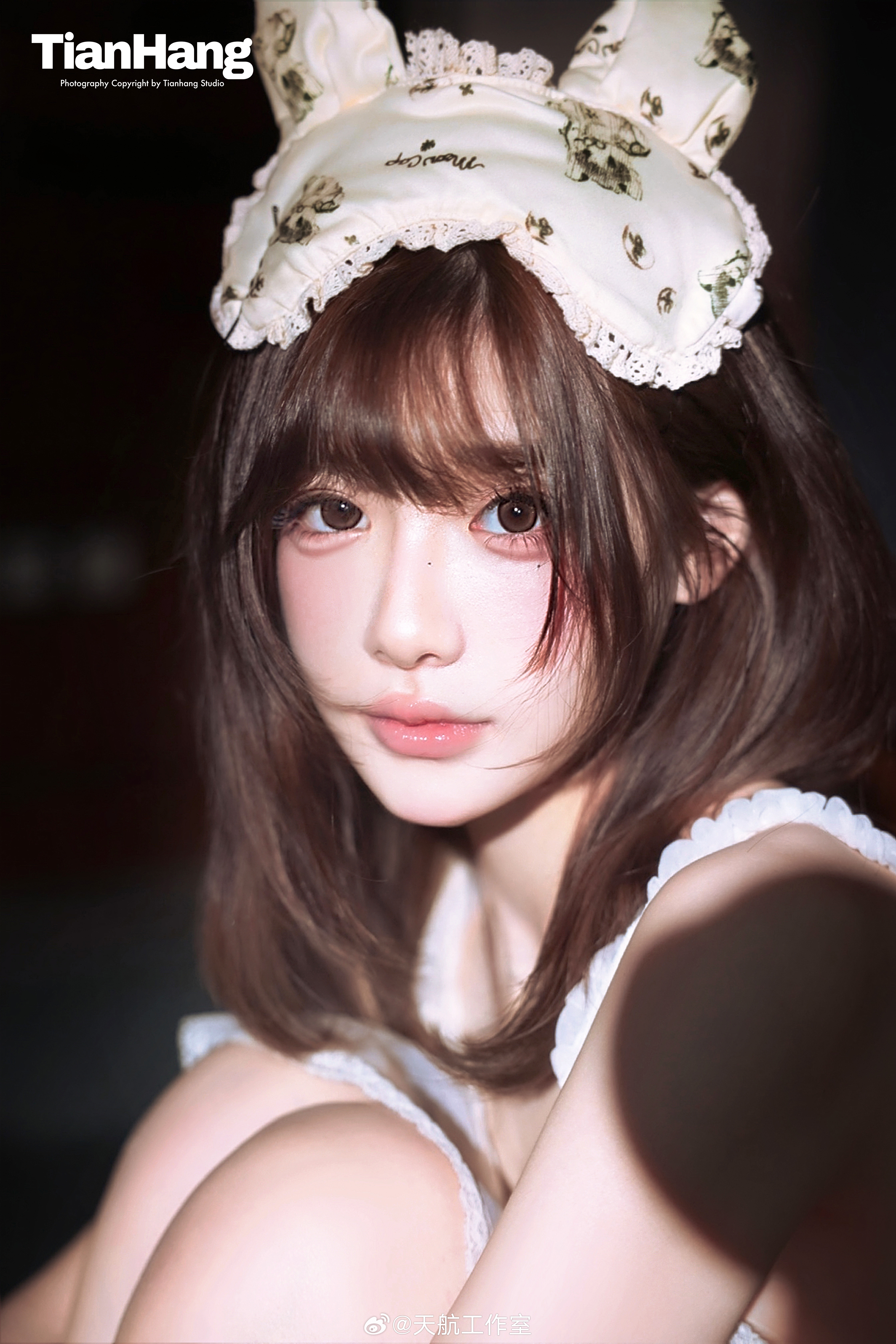 🧸躲进夜晚的童话✨天航工作室韩系少女心少女写真居家风