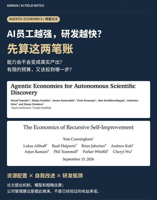 AI员工越强，研发越快？先算这两笔账
AI越来越聪明，公司的研发和产品迭代就会持