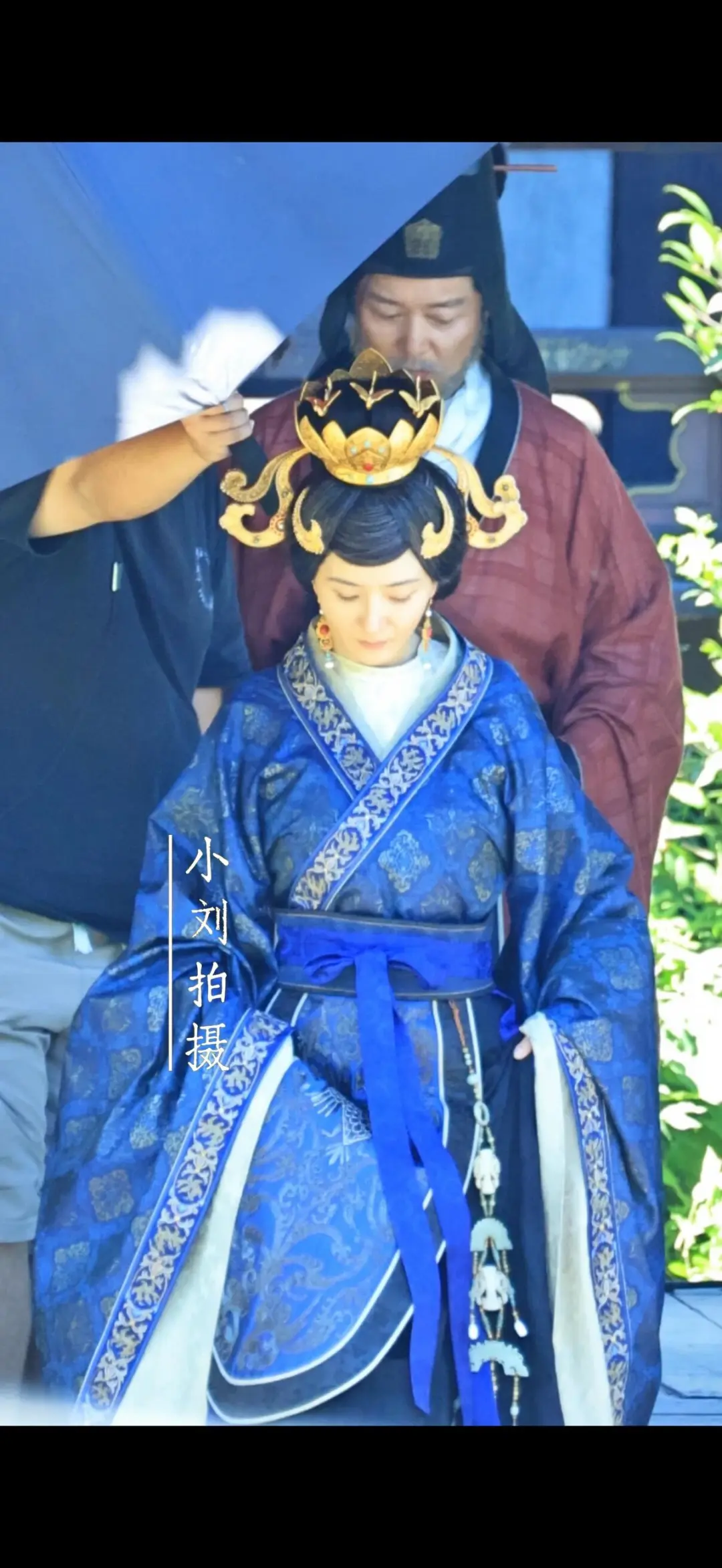 今日是冯太后的老年装扮