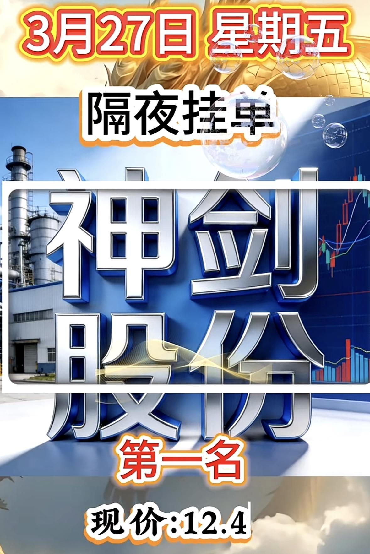3月27日周五暗盘隔夜挂单排行榜出炉

西部材料这隔夜挂单整得有点猛啊！现价46