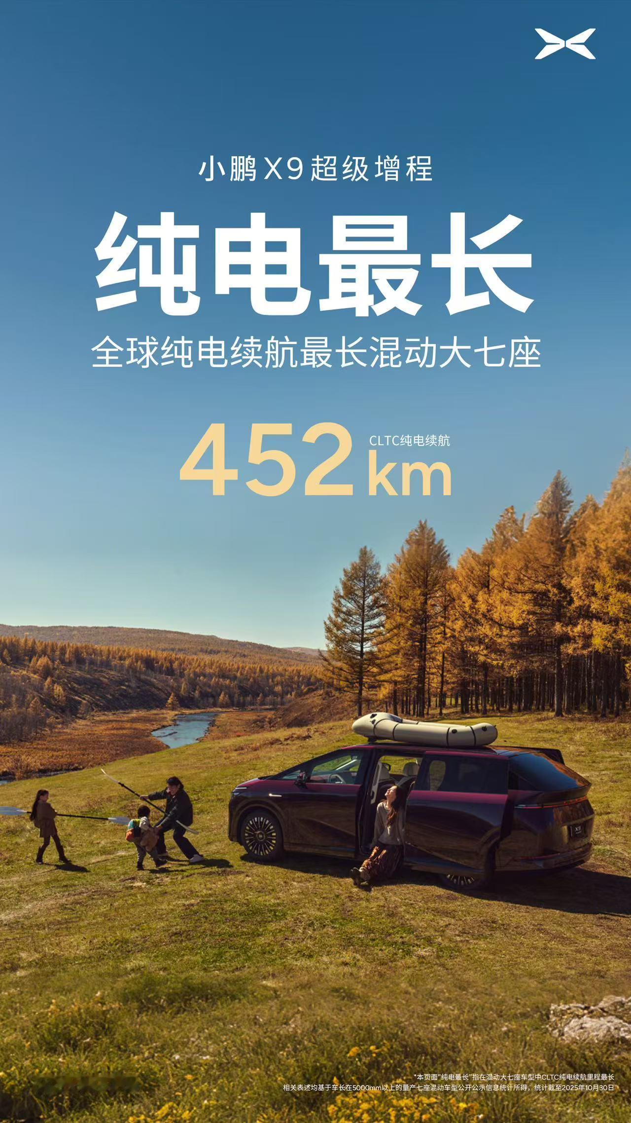 官宣！全球续航最长大七座小鹏X9超级增程下周正式亮相！

小鹏第一款超级增程，C
