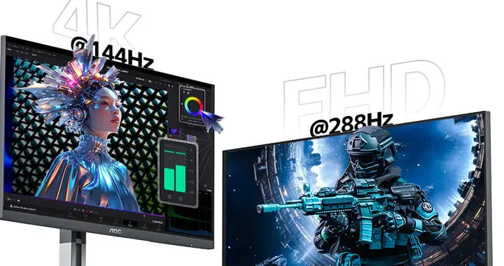 AOC推出新款雙模電競顯示器，首發(fā)1799元