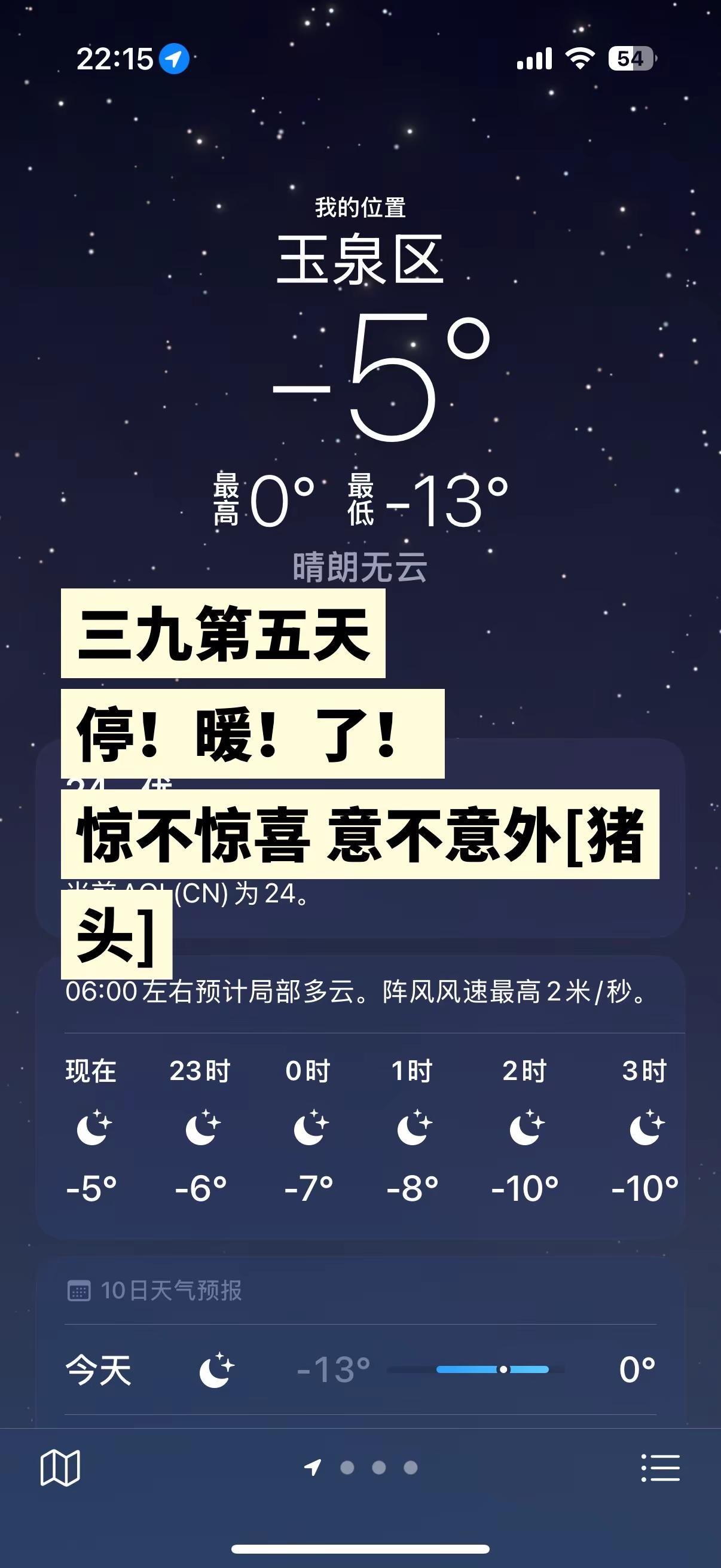 三九第五天家里停！暖！了！惊不惊喜 意不意外