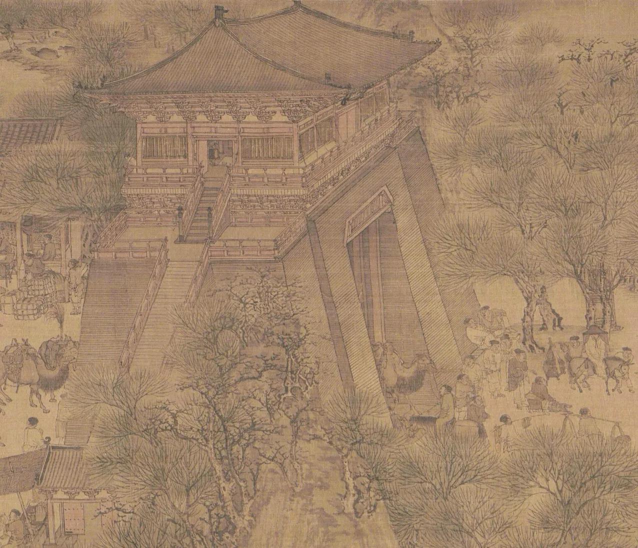 东京的繁华应该主要在城里，可是为什么《清明上河图》中刚一进城，只画了一个十字路口