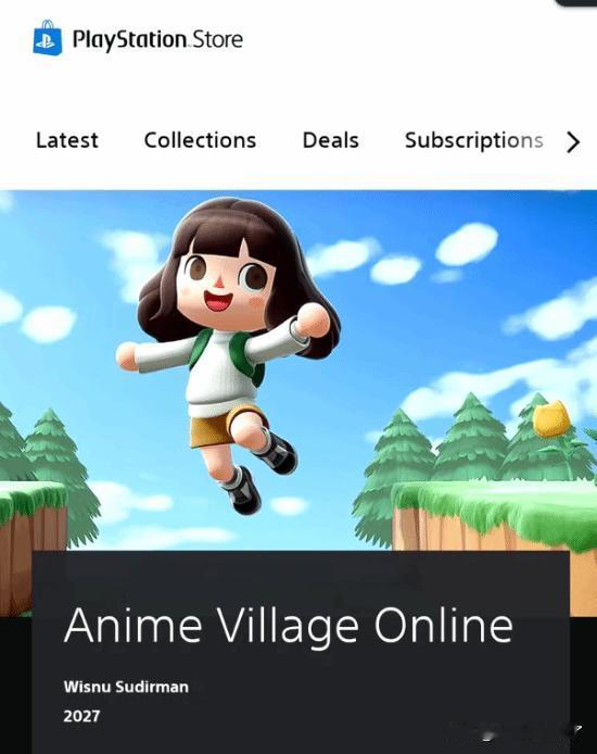 近日，PlayStation商店出现了一款名叫《Anime Village On