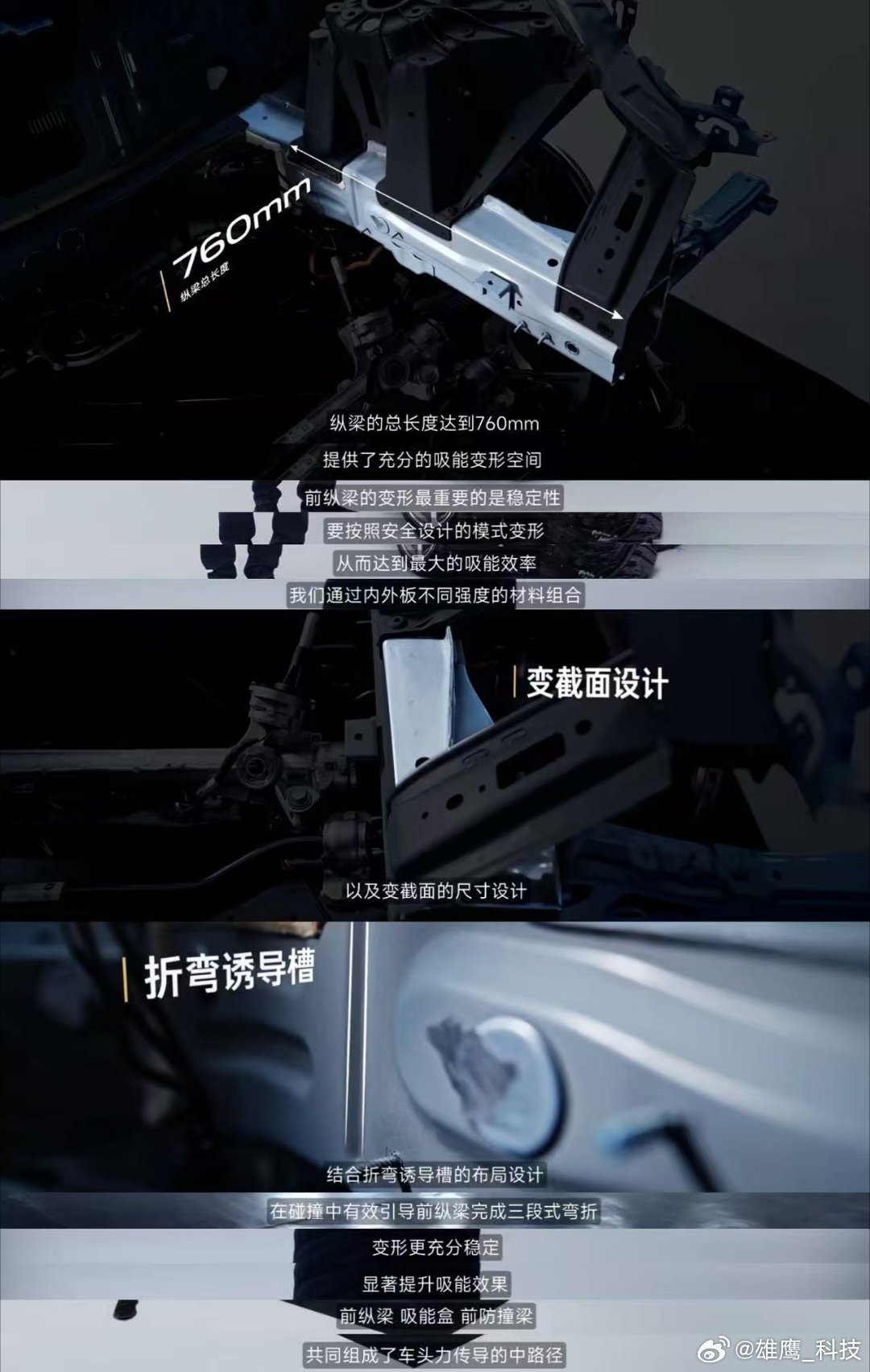 小米发布新一代SU7拆解视频新一代小米SU7，堪称电动轿车安全天花板。在真实事故