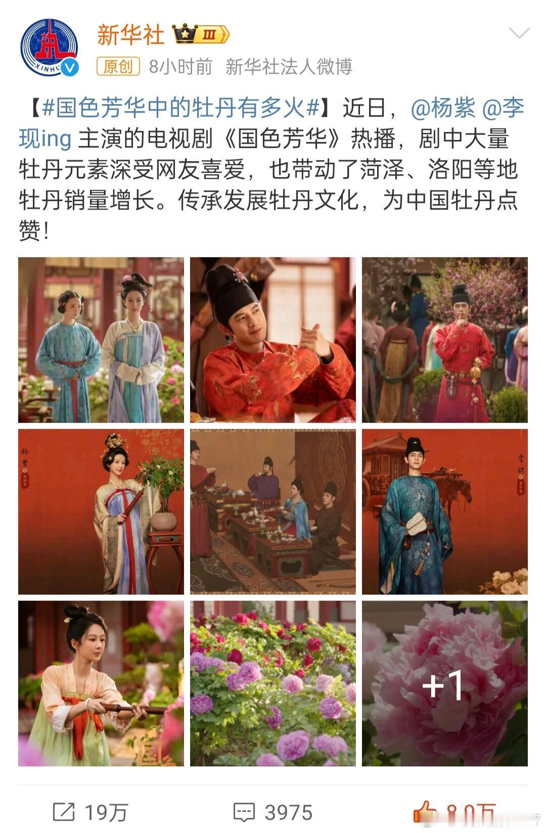 新华社、中国日报、人民日报全部都在发杨紫《国色芳华》！《国色芳华》一部真正的好剧