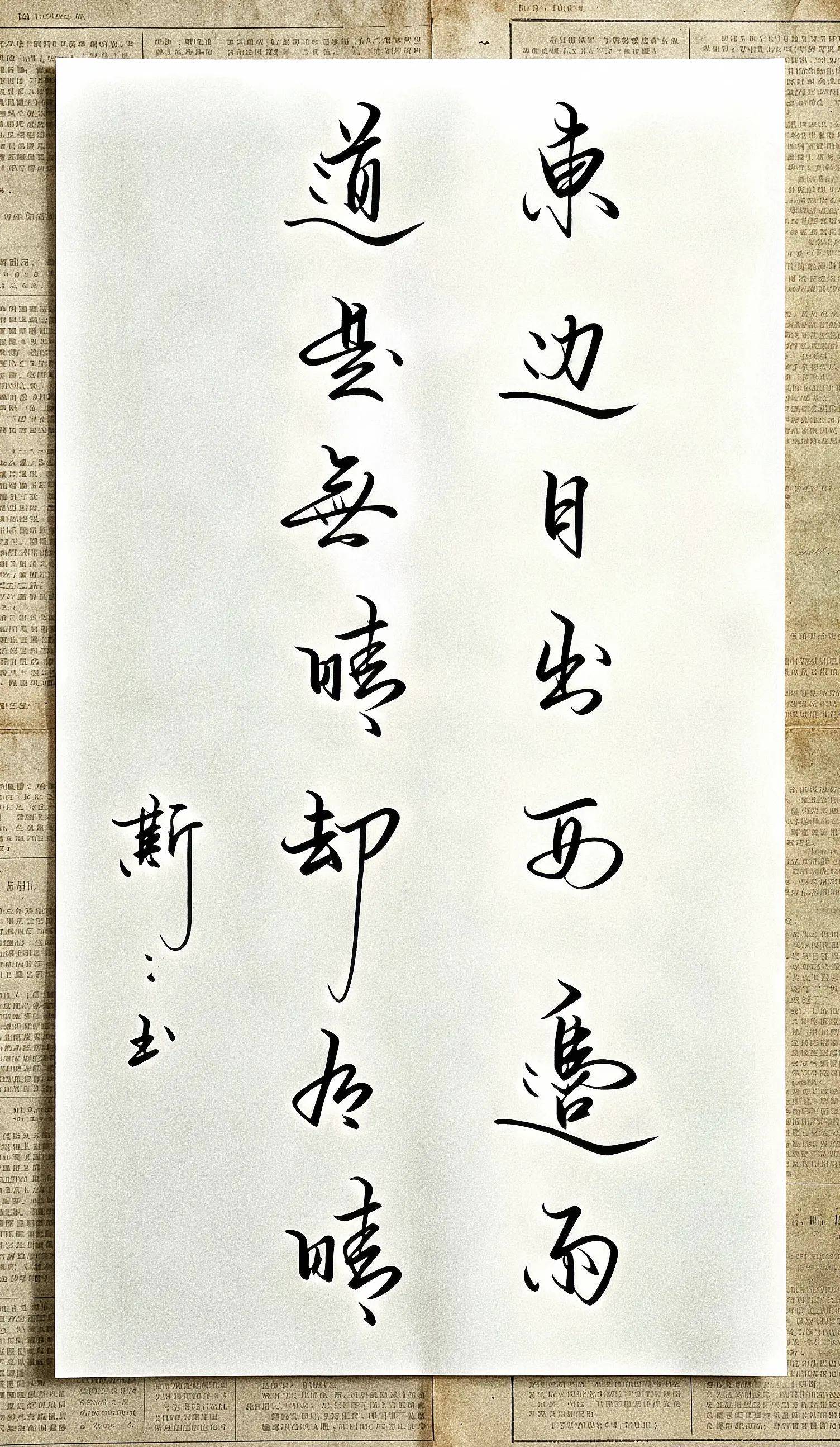 写字是一种生活 诗词