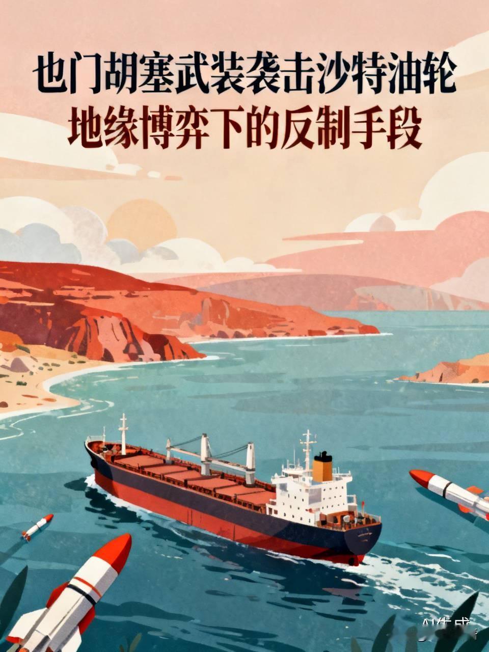 胡塞武装袭击油轮，是地缘博弈下的反制手段。其依靠外部力量支持，以海上航运作为施压