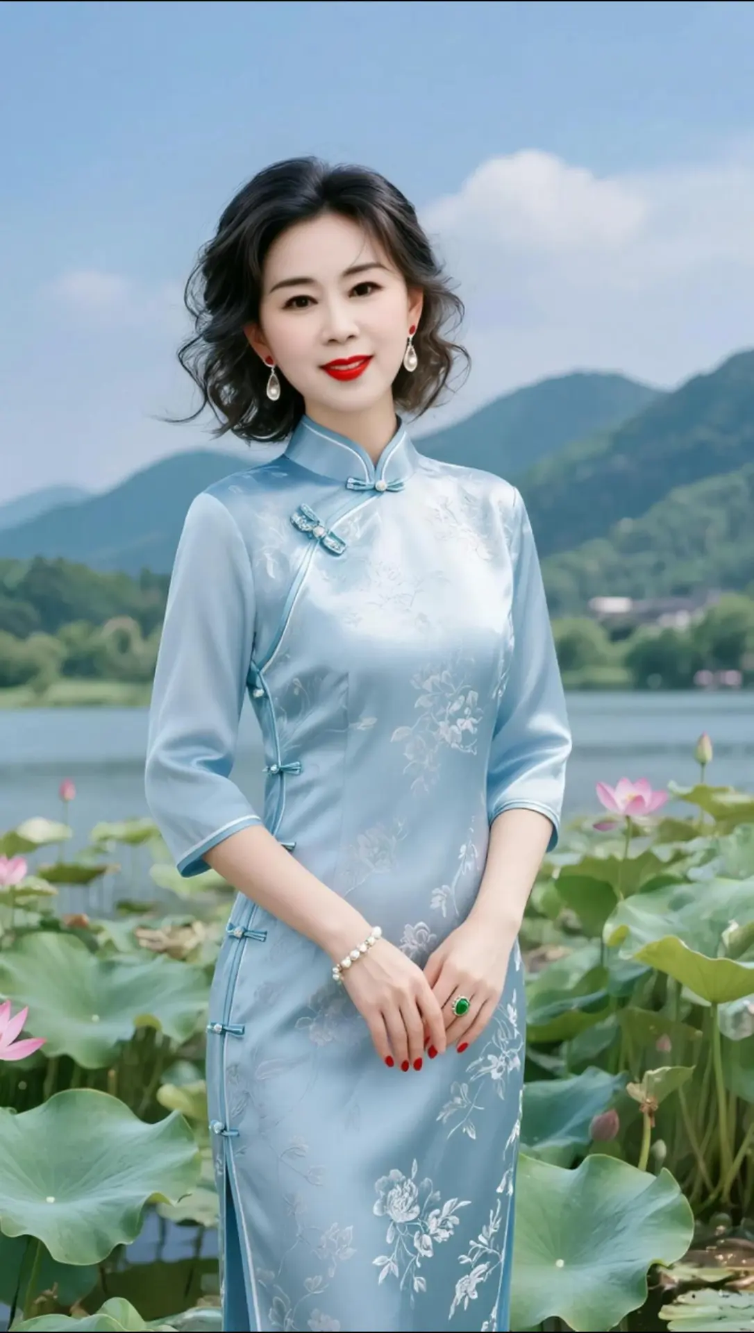 AI温婉旗袍写真 ai创作