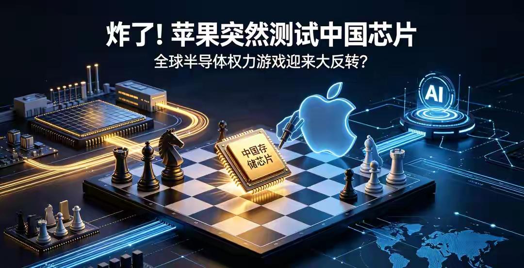 苹果测试长鑫芯片：消息引爆全球，商业敌不过政治枷锁:
 
苹果内部测试长鑫存储芯