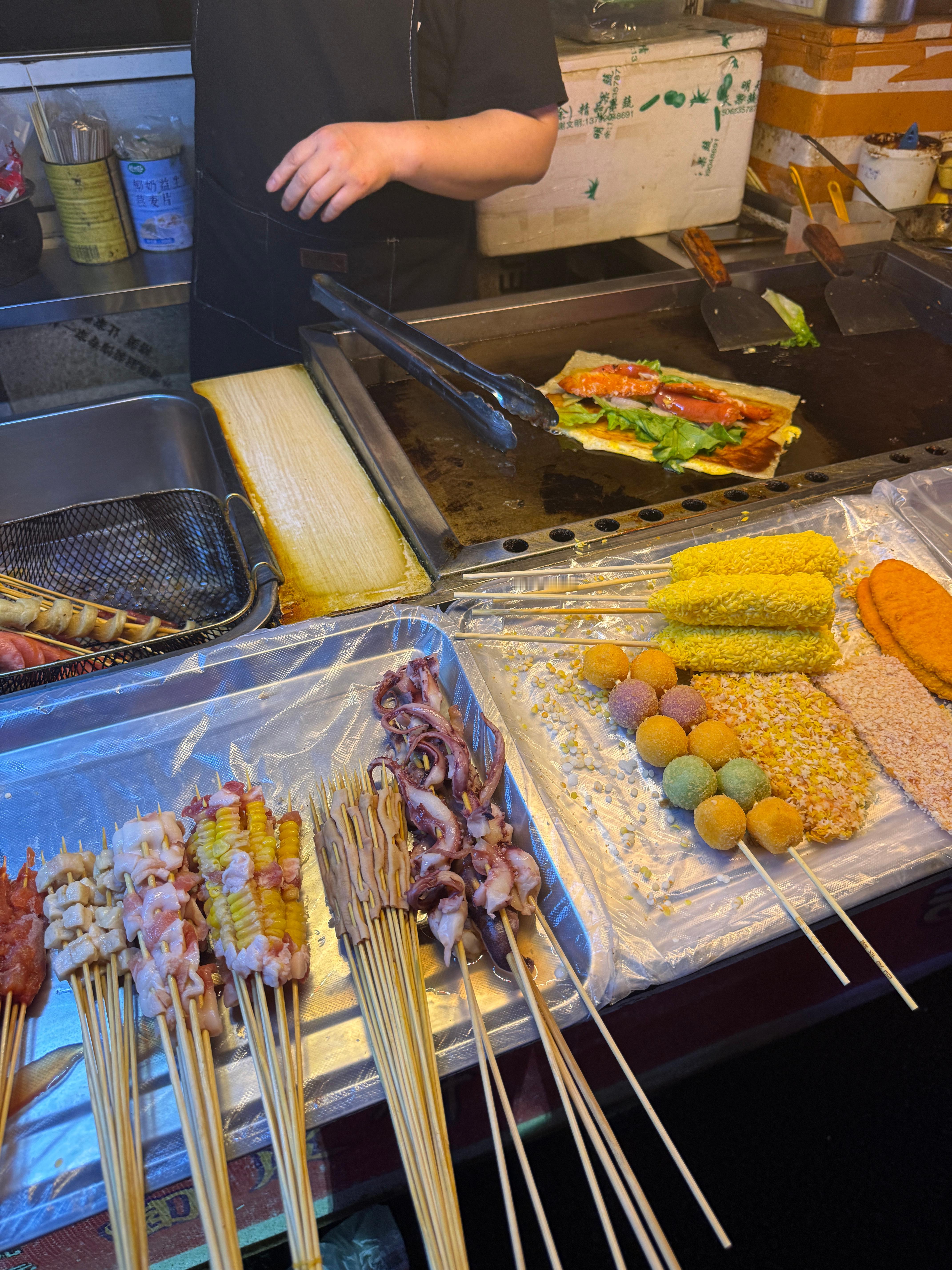 夜市饕餮中 