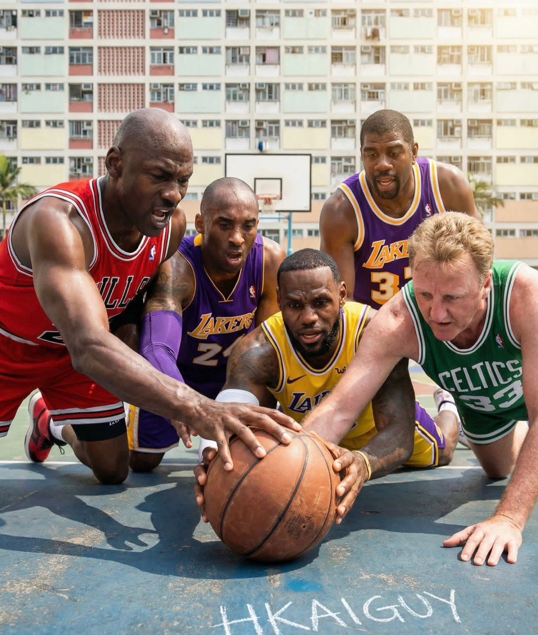 AI生成的野球场全明星，哪个是你的理想阵容？Images via hkaiguy