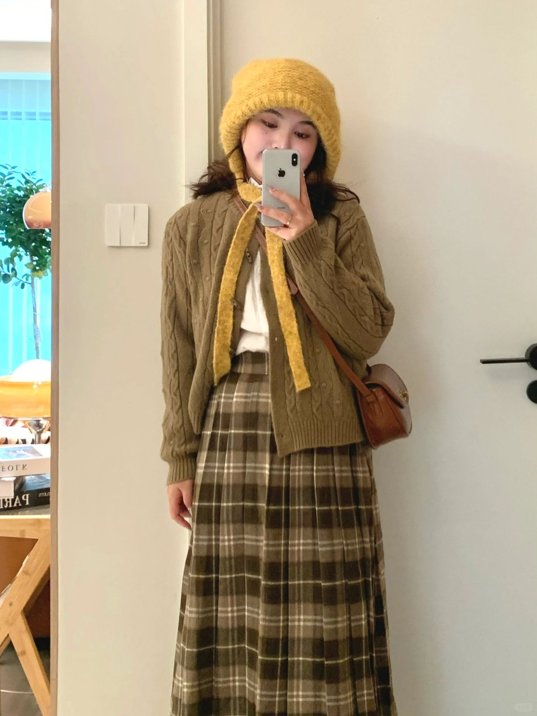 🍯｜文艺又复古的毛衣和半裙～