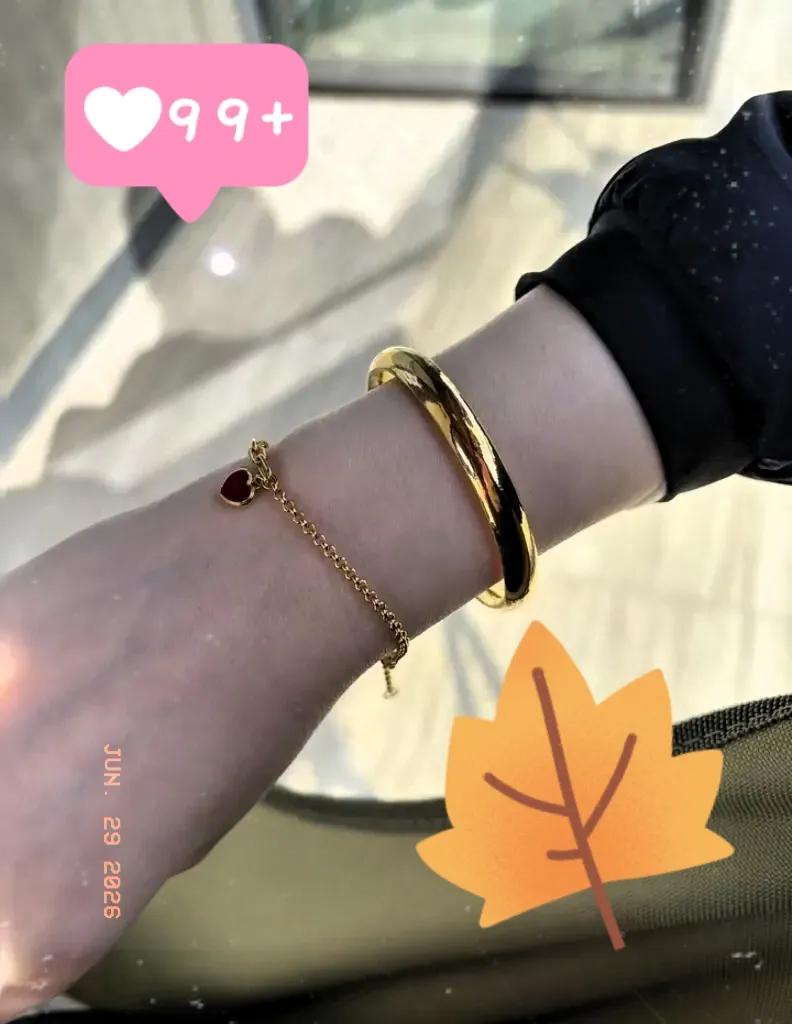 这几天金价跌得确实让人心惊肉跳。

下午听同事念叨，她刚入手了一只38克的金镯子