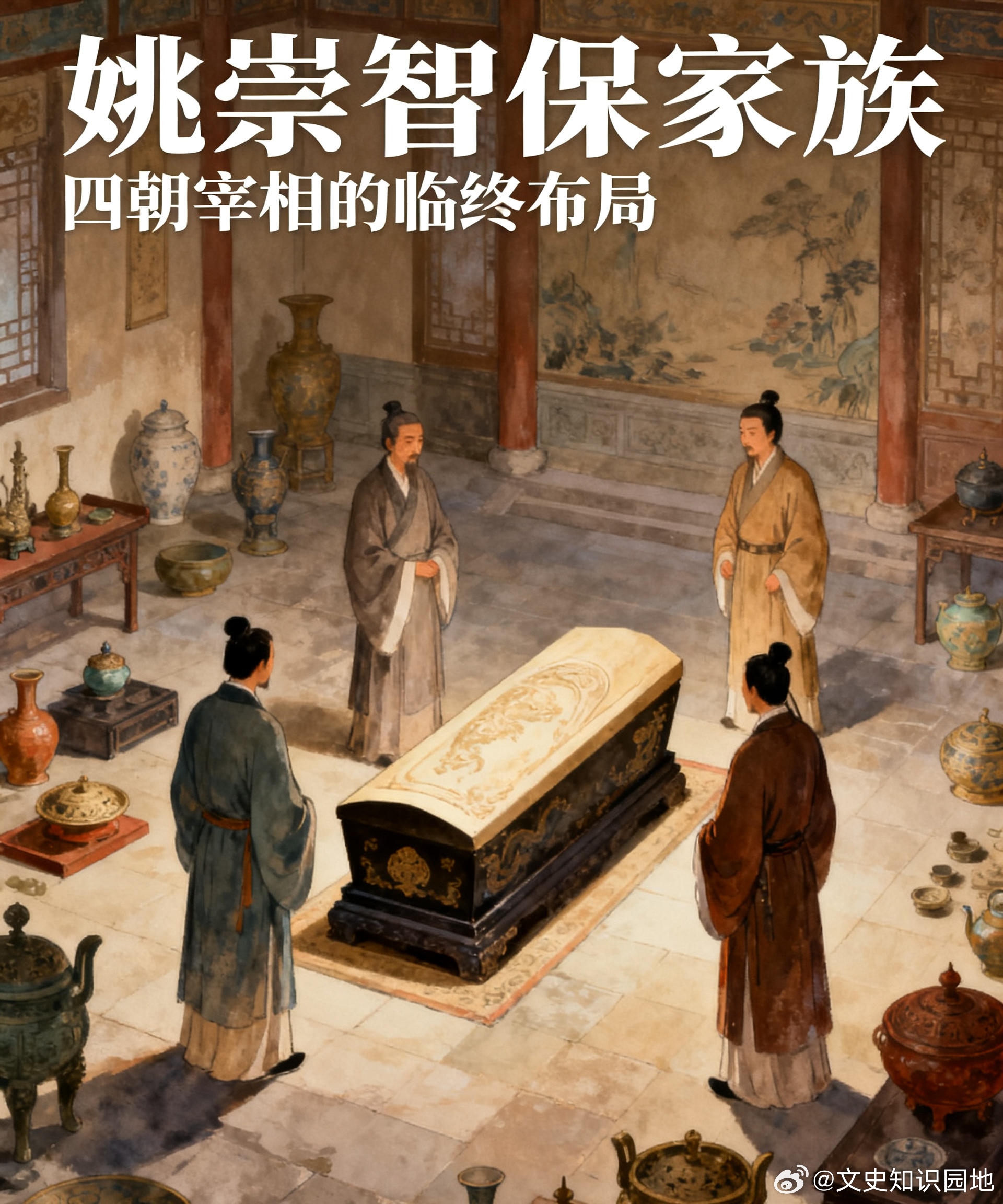 唐朝名相姚崇，临终前把几个儿子叫到病榻前，说了一句话，直接让全家人吓得跪倒在地。