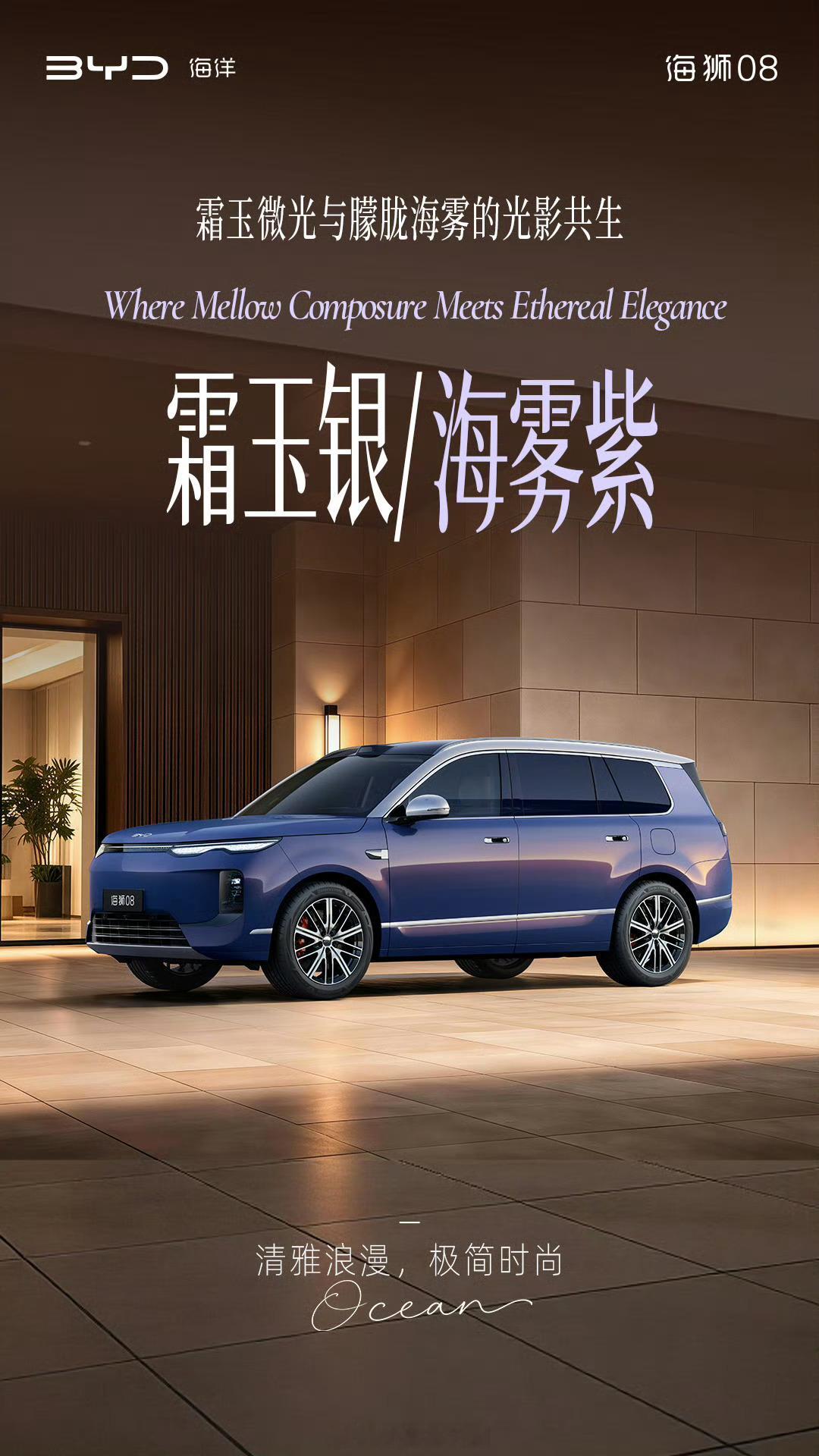 海洋旗舰SUV海狮08海狮08盲订终于开了！DM-i版23-26万，纯电版25-