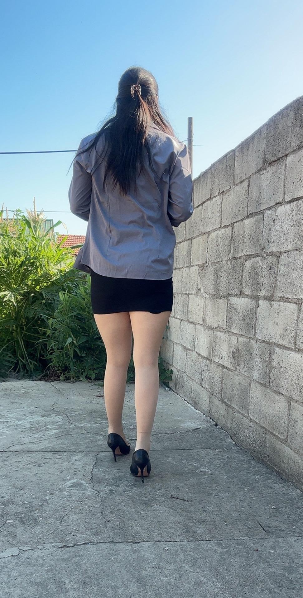 小短裙 背影女神 长腿姐姐