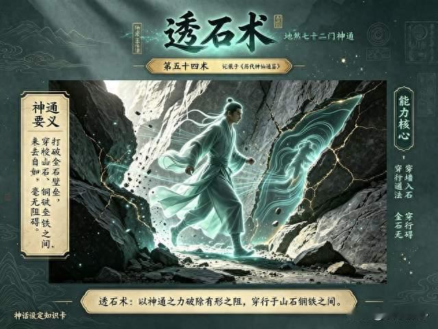 穿行金石如走平地，透石术暗藏多大凶险？