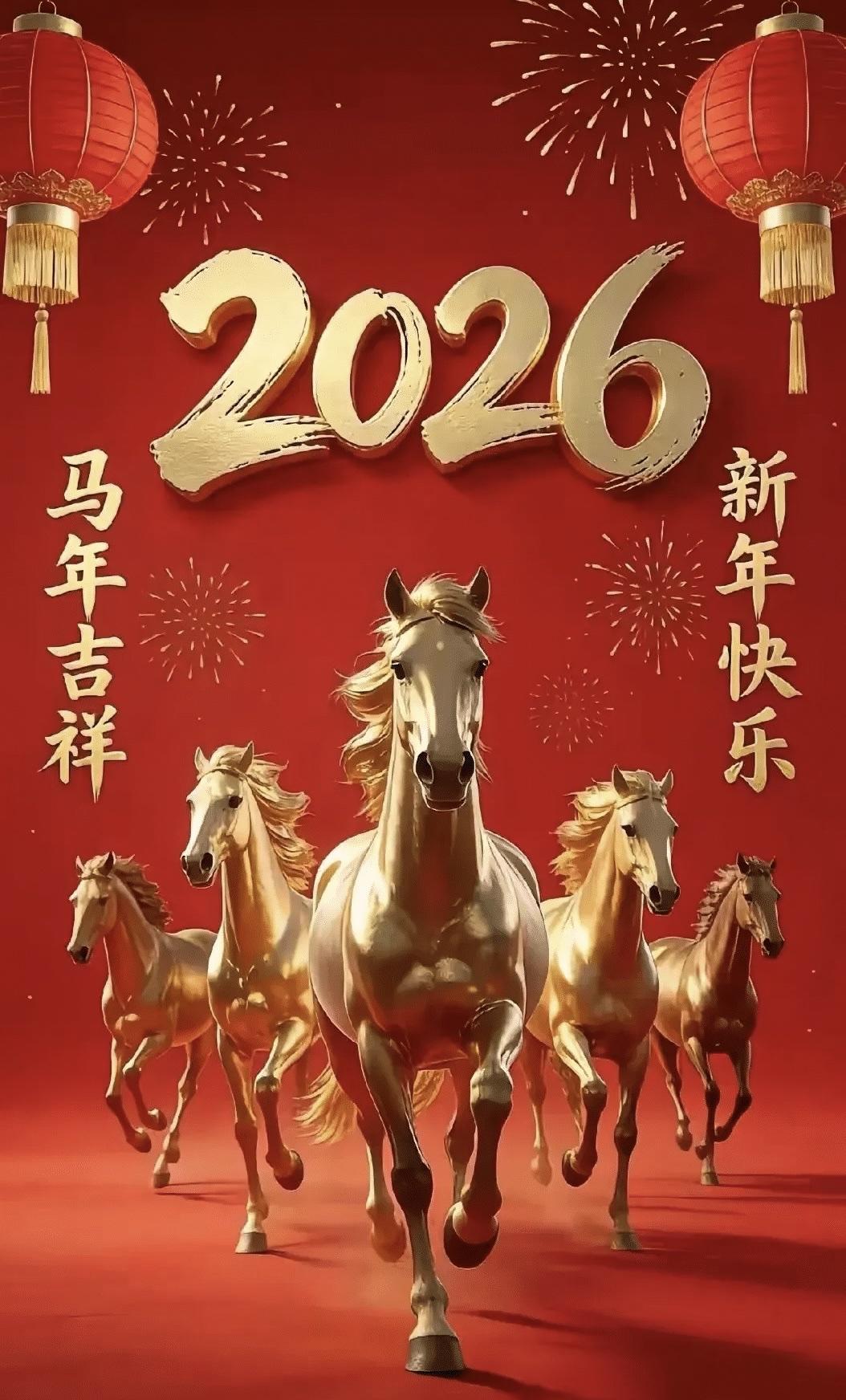 祝大家新年快乐，账户常红