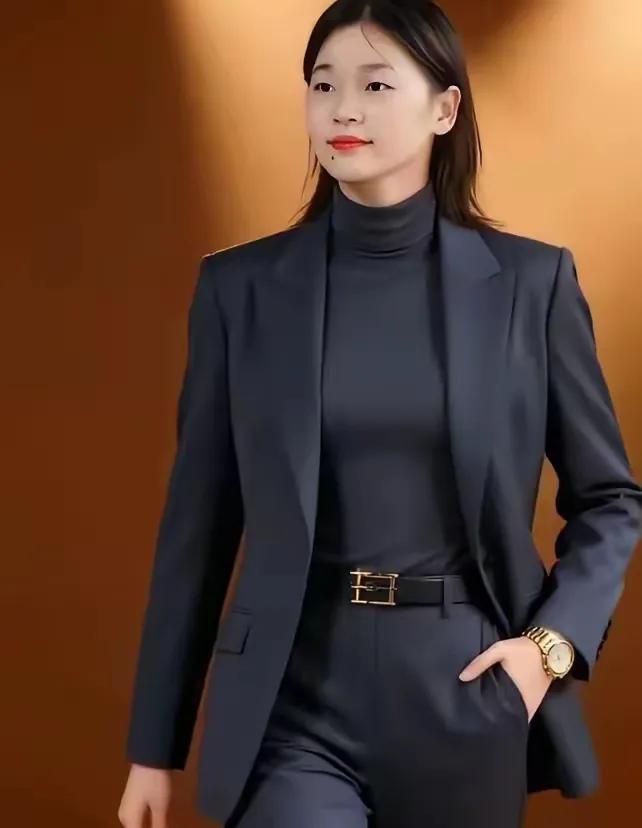 全红婵一身灰色高定西装，竟把全网的审美认知都刷新了！这哪里是简单的造型改变，分明