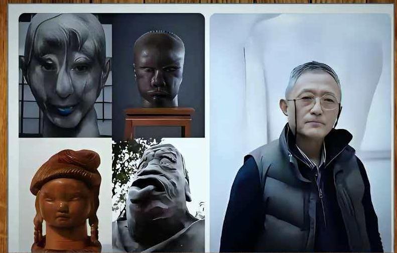 顶级双标，好一把回旋镖！
美院教授田士信发布了大量丑化先贤的雕塑，（吐舌头的是老