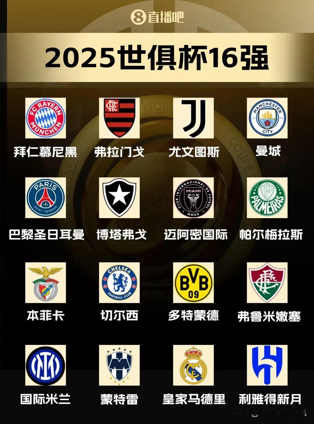 世俱杯淘汰赛29日开战！

世俱杯16强对阵：

皇马vs尤文         