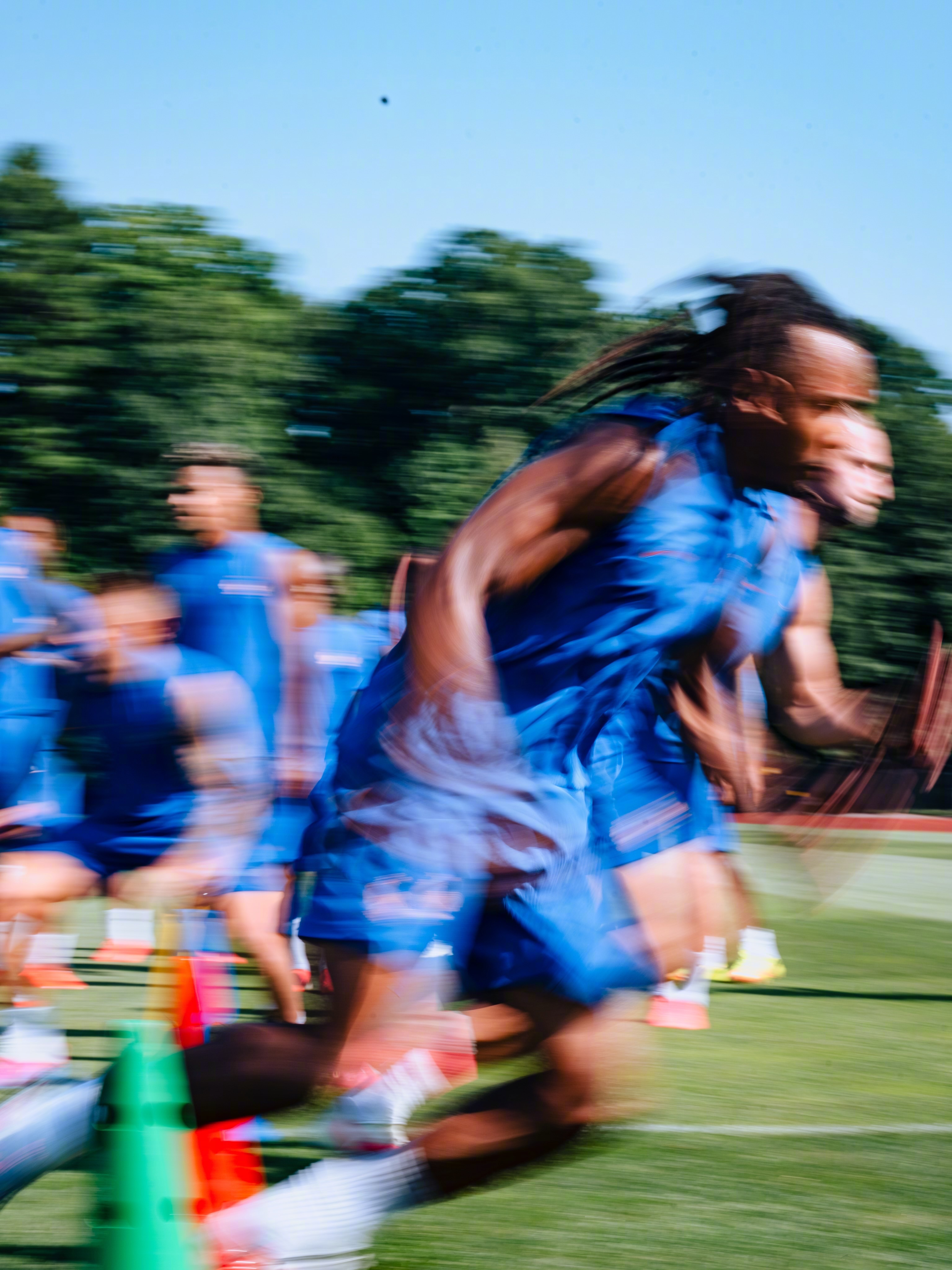法国队🇫🇷VS摩洛哥🇲🇦，赛前最后一次训练特写写真大片！你们觉得能赢吗⚽